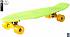 Скейтборд виниловый Y-Scoo Big Fishskateboard Glow 27" 402E-Y с сумкой, желтый  - миниатюра №3